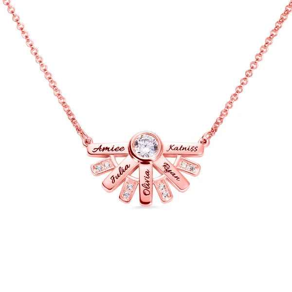 "You Are My Sun Shine" Birthstone Necklace - Glamour