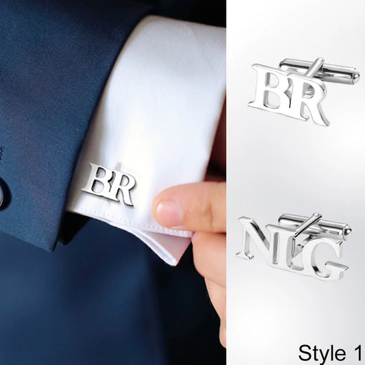 Personalized Letter/Name Name Cufflinks - Glamour