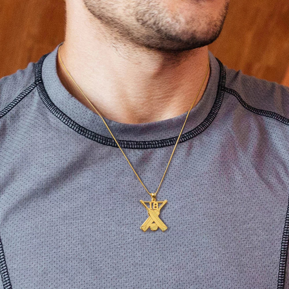 Personalized Cricket Memorial Necklace - Glamour