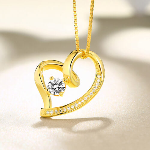 Love In Your Heart Birthstone Necklace - Glamour