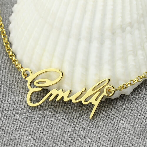 Tiny Name Necklace - Glamour