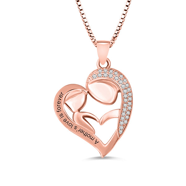 Mom And Daughter Necklace - Glamour