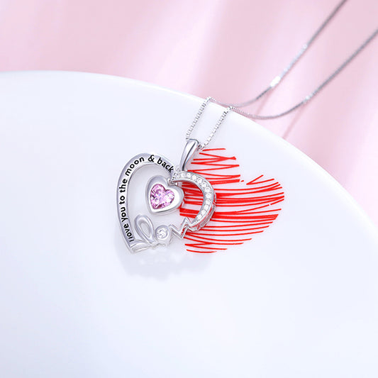 Personalized I Love You To The Moon And Back Necklace - Glamour