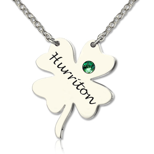 Clover Good Luck Charms Shamrocks Necklace - Glamour