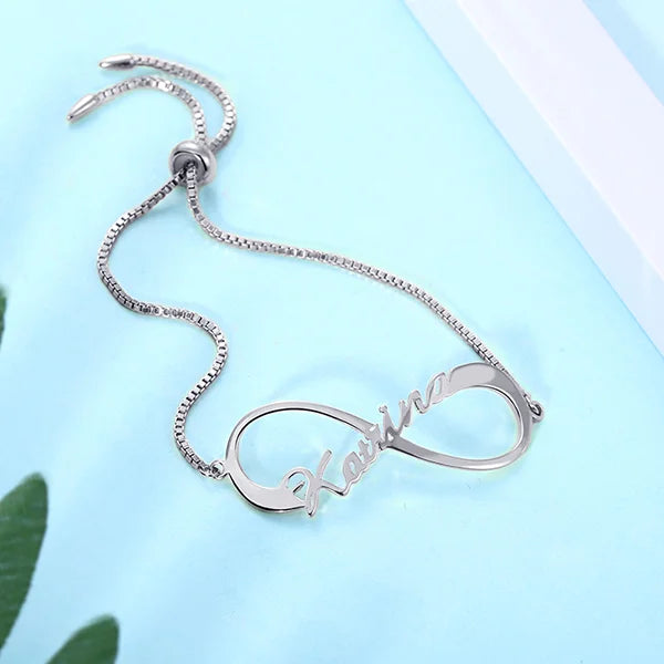 Infinity Bracelet 1-6 Name - Glamour