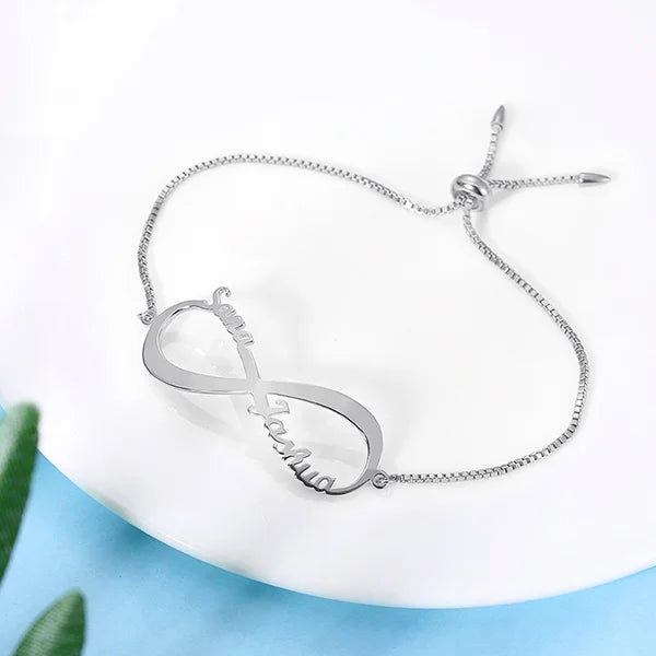Infinity Bracelet 1-6 Name - Glamour