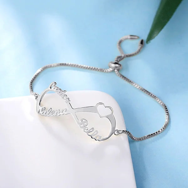 Infinity Bracelet 1-6 Name - Glamour