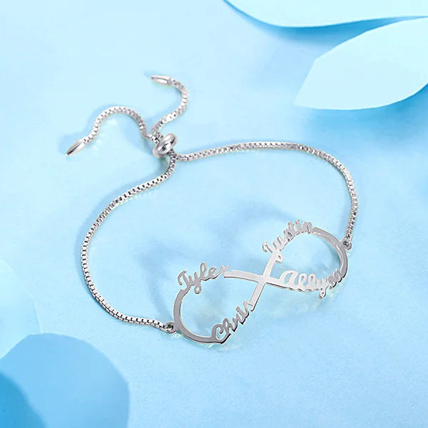 Infinity Bracelet 1-6 Name - Glamour