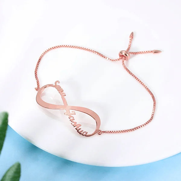 Infinity Bracelet 1-6 Name - Glamour