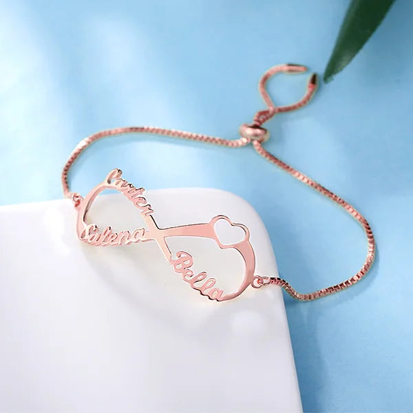 Infinity Bracelet 1-6 Name - Glamour