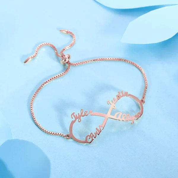 Infinity Bracelet 1-6 Name - Glamour