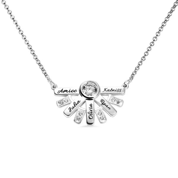 "You Are My Sun Shine" Birthstone Necklace - Glamour