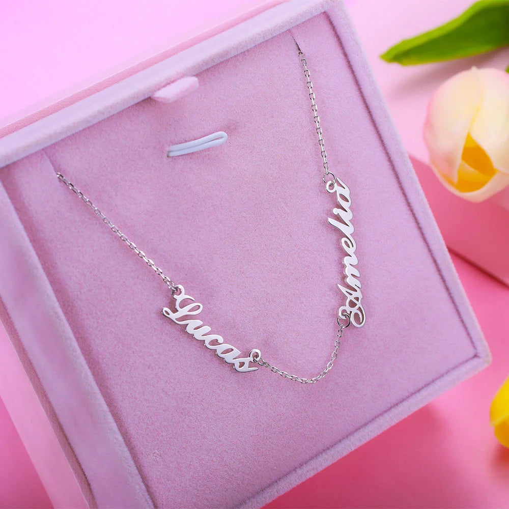 Personalized Double Name Necklace - Glamour
