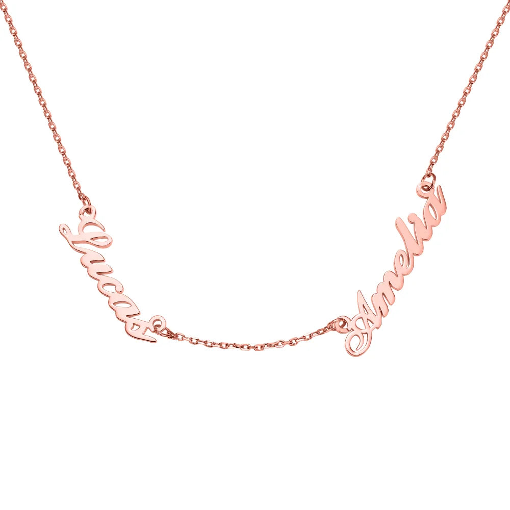 Personalized Double Name Necklace - Glamour