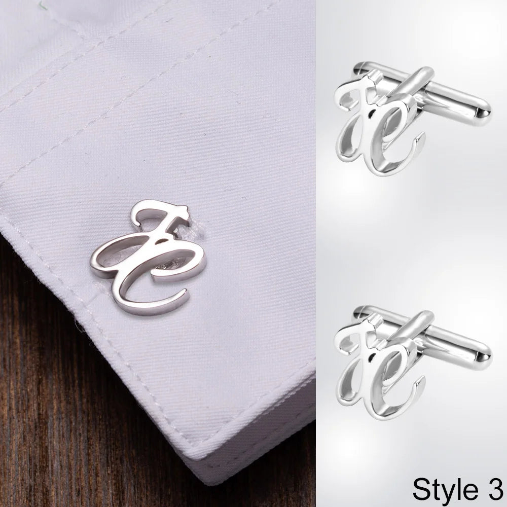 Personalized Letter/Name Name Cufflinks - Glamour