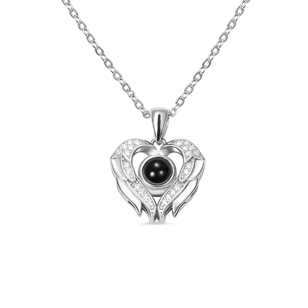 Customized Angel Wings Projection Necklace - Glamour