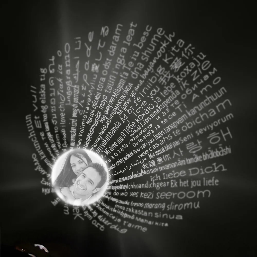 Customized Angel Wings Projection Necklace - Glamour
