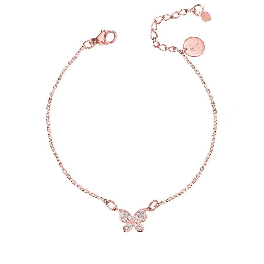 Custom Butterfly Anklet Bracelet Foot Chain - Glamour