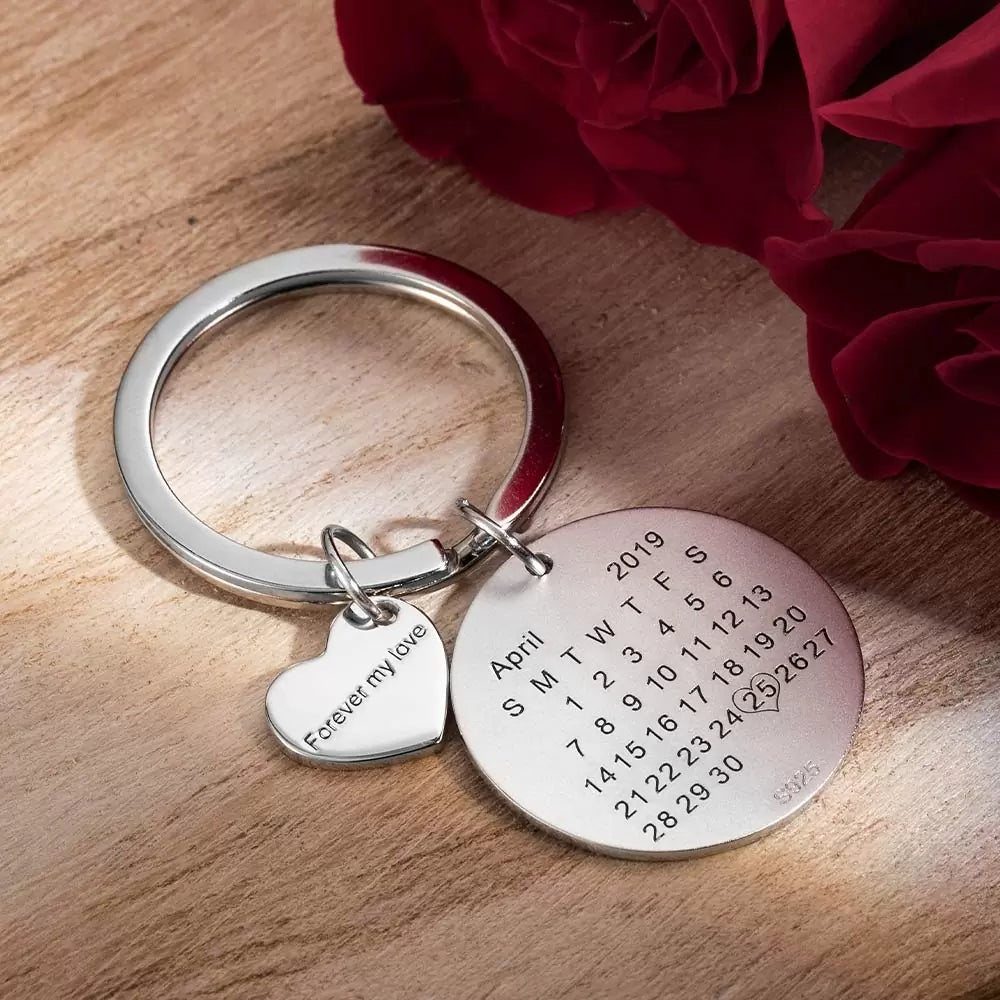Custom Engraved Photo Keychain - Glamour