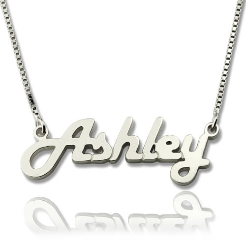 Retro Name Necklace - Glamour