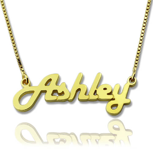 Retro Name Necklace - Glamour