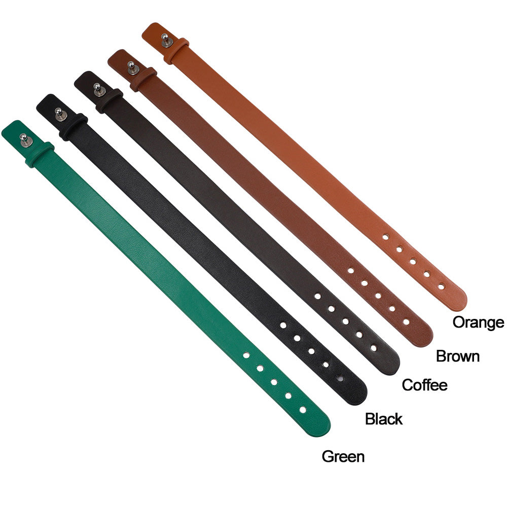 Personalized Engraved Leather Bracelet For Men - Glamour