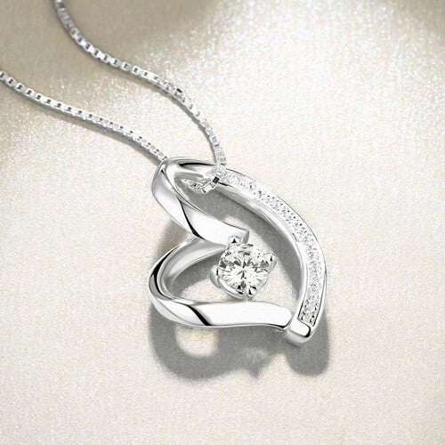 Love In Your Heart Birthstone Necklace - Glamour