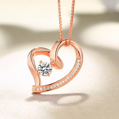 Love In Your Heart Birthstone Necklace - Glamour