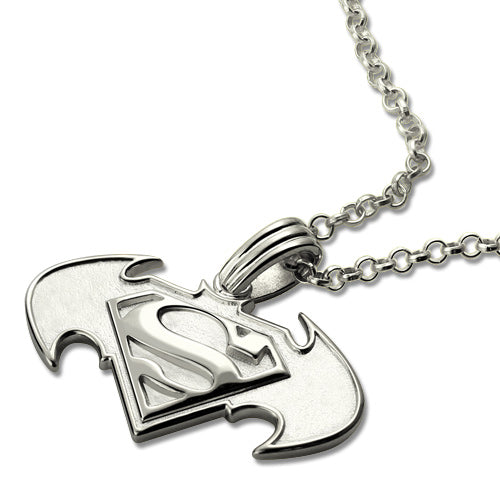 Personalized Dad Gifts - Batman vs Superman Logo Necklace - Glamour