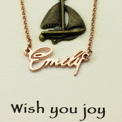 Tiny Name Necklace - Glamour