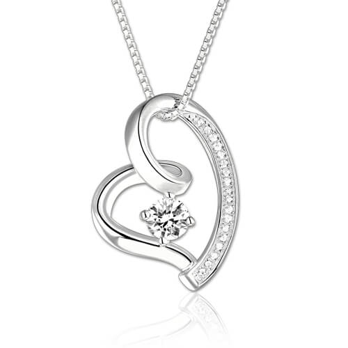 Love In Your Heart Birthstone Necklace - Glamour