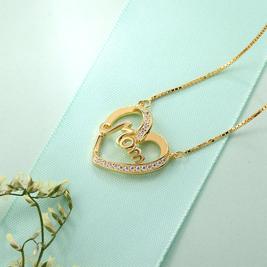 Mom Necklace With Birthstone - Glamour