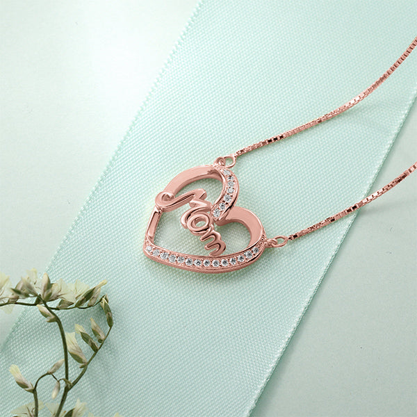 Mom Necklace With Birthstone - Glamour