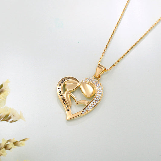 Mom And Daughter Necklace - Glamour