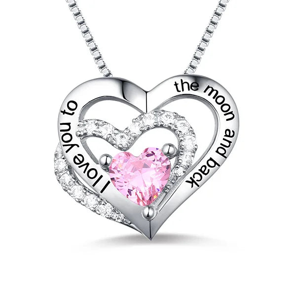 Triple Heart Necklace - Glamour