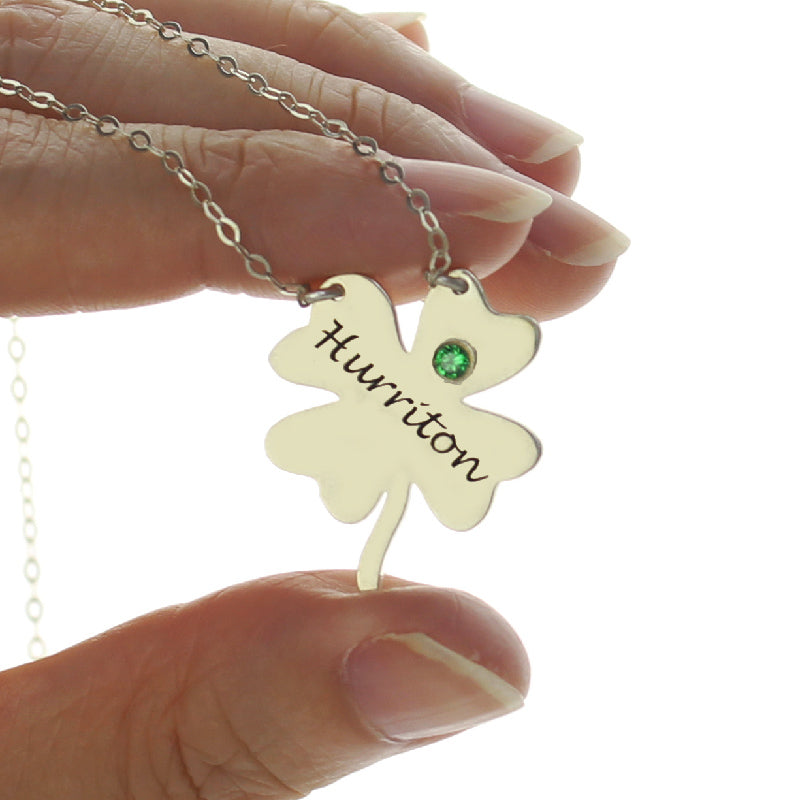 Clover Good Luck Charms Shamrocks Necklace - Glamour