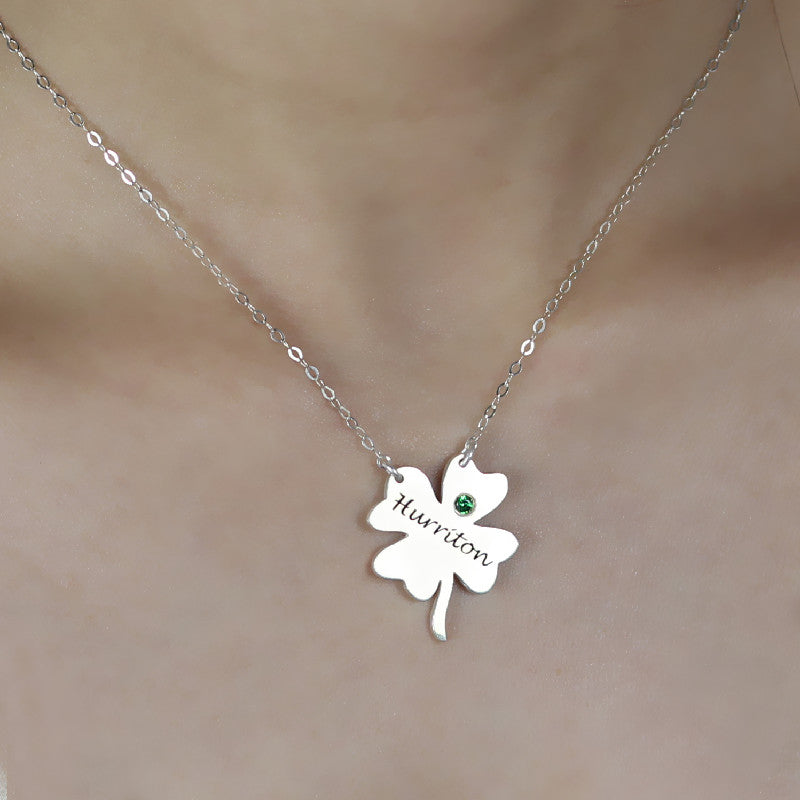 Clover Good Luck Charms Shamrocks Necklace - Glamour